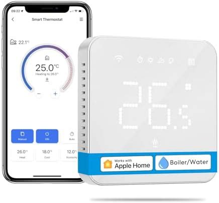 Thermostat WiFi pour chaudière gaz eau Thermostat intelligent Écran LCD