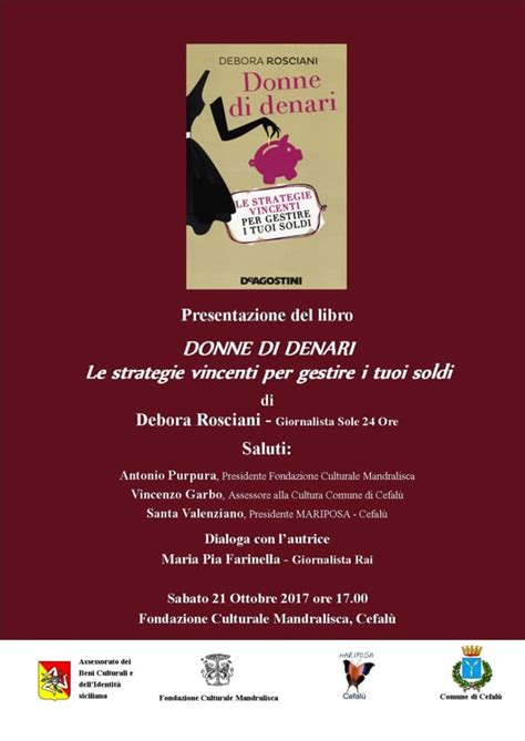 Presentazione Del Libro Donne Di Denari Alla Fondazione Mandralisca