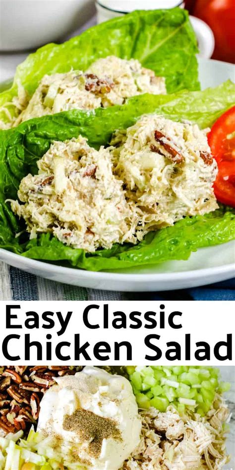 Classic Chicken Salad Recipe Easy Healthy Recipe