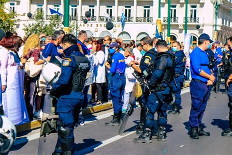 Police Of Greece Editorial Stock Image Image Of Editorial 234154299