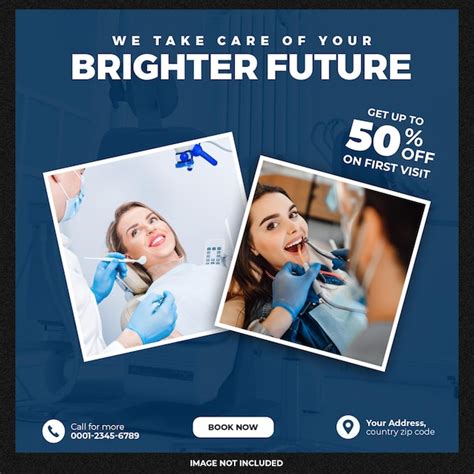 Premium Psd Dentist And Dental Care Social Media Banner Template