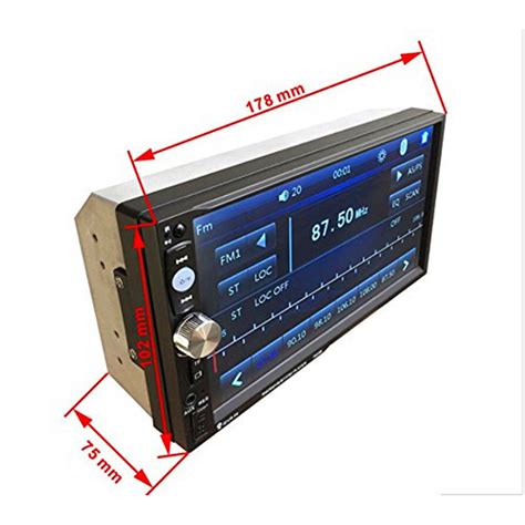 2 Din Car Radio 7 Touch Screen Car Stereo Autoradio Multimedia Video