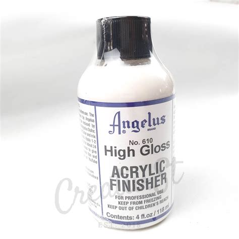 Jual Angelus Acrylic Finisher Varnish Leather Gloss Satin Matte 600 4oz