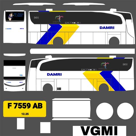 Livery Bussid Damri Lengkap Cek Listnya Esportsku