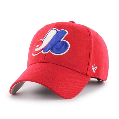 Montreal Expos Mlb Cooperstown Mvp Hat Red Adjustable