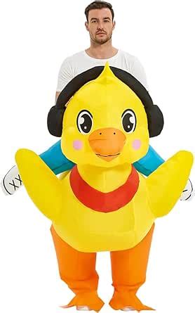 Amazon Kooy Inflatable Duck Costume Ride On Duck Costume Adult