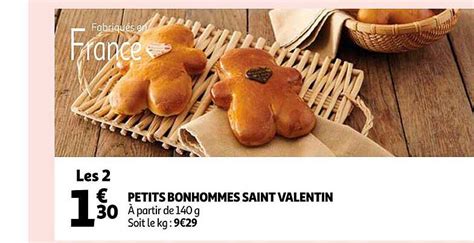 Promo Petits Bonhommes Saint Valentin Chez Auchan ICatalogue Fr