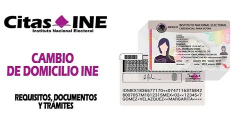 Cambio De Domicilio Ine Requisitos Y Documentos