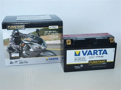 Motobat Ria Varta Agm V Ah Yt B Bs