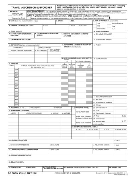 Dd 1351 2 2011 Fill And Sign Printable Template Online Us Legal Forms