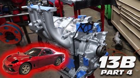 Installing A 1000hp Rated Clutch And Flywheel Into The13b Rotary Engine Build Part 4 Youtube