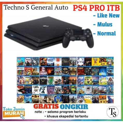 Jual PS4 Pro 1TB - PS 4 Pro 1 TB - Full Set, 1 STIK - Jakarta Selatan ...