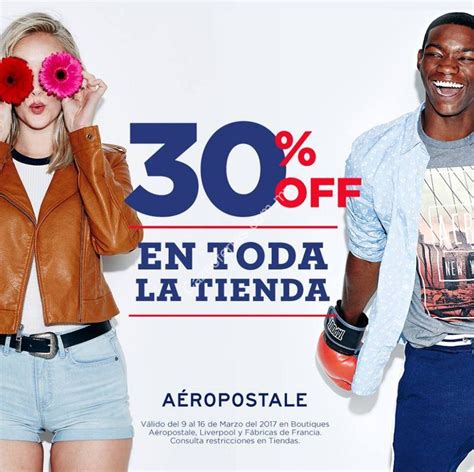 En Aeropostale 30 De Descuento En Toda La Tienda Válido También En Liverpool Cazaofertas México