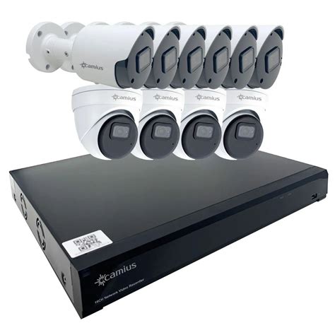 10 5MP Power Over Ethernet Security Cameras With 16CH NVR (without HDD)