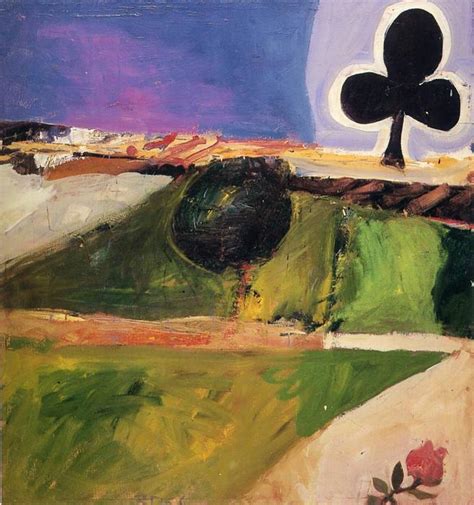 Stampe Di Qualità Del Museo Paesaggio con Figura di Richard Diebenkorn