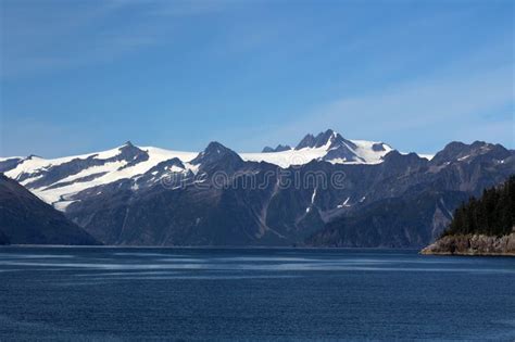 Landscape In Alaska Resurrection Bay A Bay In Alaska In The Kenai