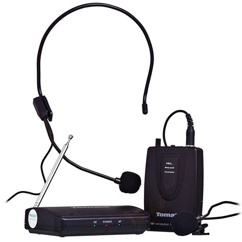 Microfone Lapela Sem Fio Profissional Wireless Headset Pc Me R 106