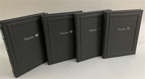 Papyrus 46 66 74 75 Collection — A P Manuscripts