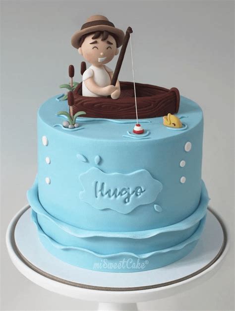 Fishing Birthday Cake Ideas Images Pictures Fish Cake Birthday