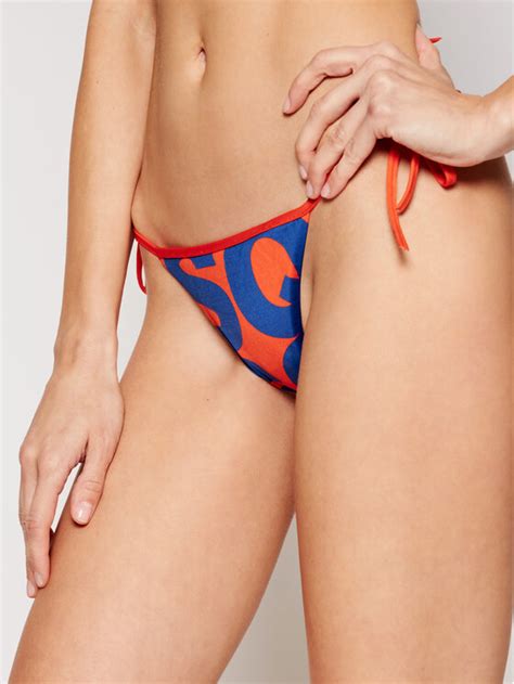 Dsquared Underwear Bikini Pezzo Sotto D B Arancione Modivo It