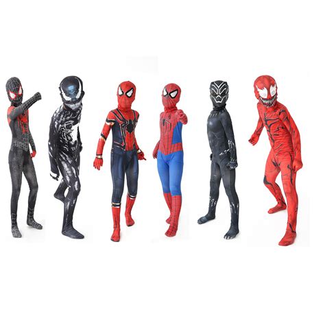 Disfraz De Miles Morales Lejos De Casa Para Ni Os Traje De Cosplay