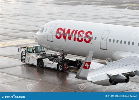 Hb Ion Swiss Airbus A Jet In Zurich In Switzerland Editorial