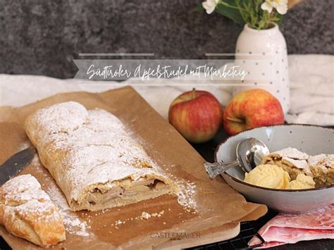 Einfacher S Dtiroler Apfelstrudel Mit M Rbeteig Castlemaker Foodblog