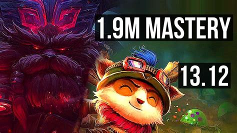 Ornn Vs Teemo Top M Mastery Games Kr Master