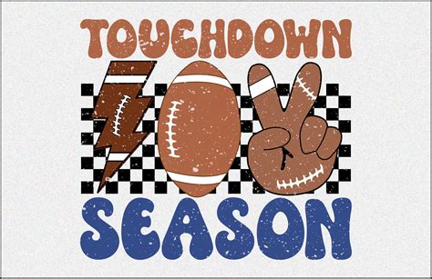 Football Touchdown Season Png Graphic By Craftgraphics Creative Fabrica