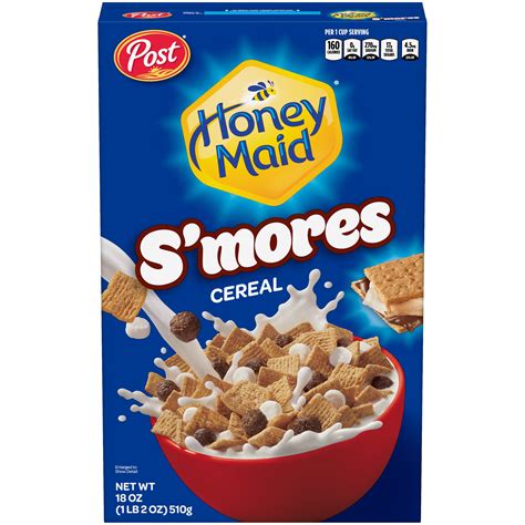 Post Honey Maid Smores Breakfast Cereal 18 Oz Box