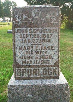 Mary Elizabeth Page Spurlock 1854 1915 Memorial Find A Grave