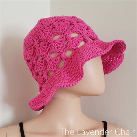 Francesca Sun Hat Adult Crochet Pattern The Lavender Chair