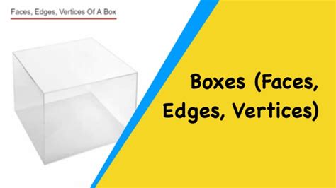 Boxes How Can You Work Out The Number Of Faces Edges Vertices Of A