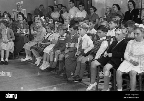 Wearing school uniform 1950s Black and White Stock Photos & Images - Alamy