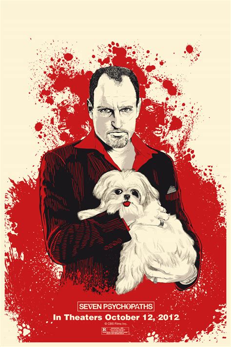 SEVEN PSYCHOPATHS Poster by Chris Thornley