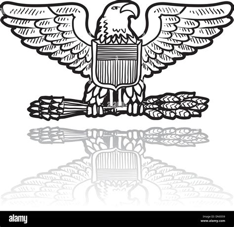 Us Military Eagle Vector Insignia Stock Vector Image And Art Alamy