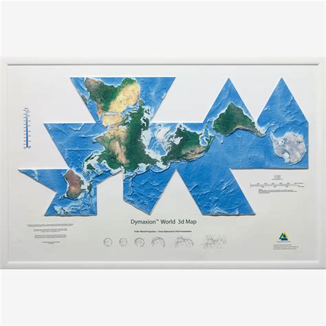 Dymaxion Map – Archival Matte Paper Poster – Buckminster Fuller Institute