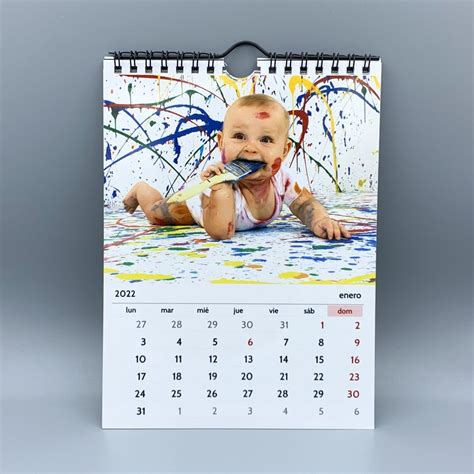 Calendario Personalizado De Pared X Blanco Teamfoto Es