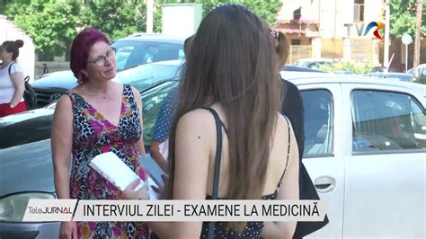 INTERVIUL ZILEI EXAMENE LA MEDICINĂ Stiri TVR Craiova