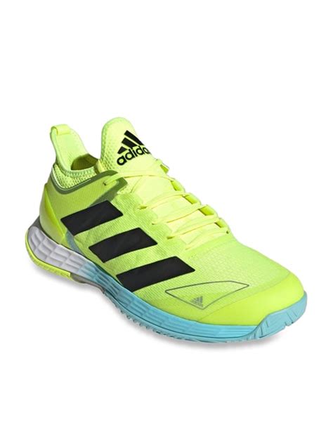 Buy Adidas Mens Adizero Ubersonic 4 M Neon Yellow Tennis Shoes For Men