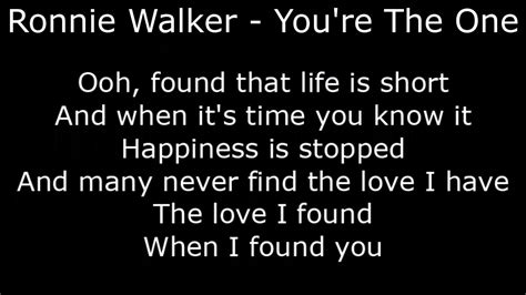 Northern Soul Ronnie Walker Youre The One With Lyrics Youtube