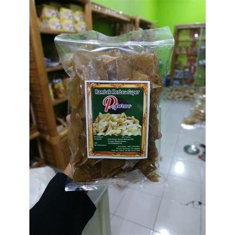 Jual KERUPUK MENTAH RAMBAK KERBAU SUPER PAK DJARWO 500g Shopee Indonesia