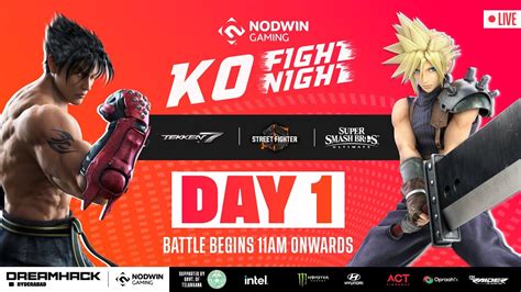 LIVE KO Fight Night Day 1 DreamHack Hyderabad 2023 YouTube