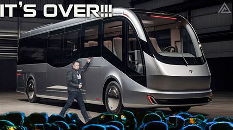 Its Happened Tesla Is Starting Buses In America How Insane Is The