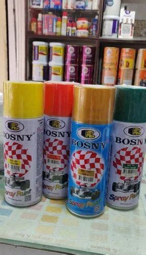 Acrylic Paint Bosny Colour Spray For Metal Packaging Type Can At Rs