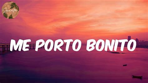 Bad Bunny Me Porto Bonito Lyrics Letra Youtube Music