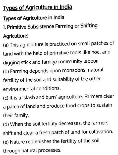 SOLUTION: Types of agriculture in india - Studypool