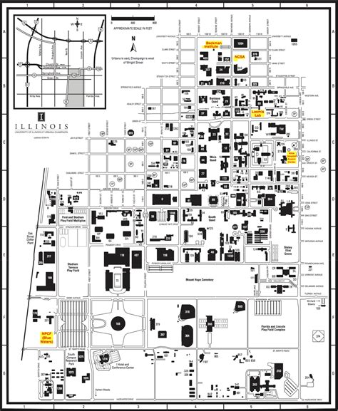 University Of Illinois Urbana Champaign Campus Map