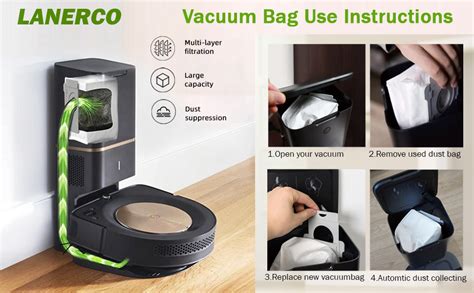 Amazon LANERCO 6 Pack Vacuum Bags Effective Dust Filtration