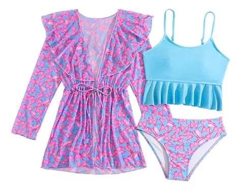Traje Baño Bikini Niña Playa Nadar Vacaciones MercadoLibre